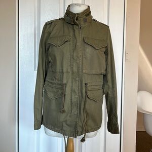 VTG Ralph Lauren Denim Supply Military American Flag Distress Jacket Medium M